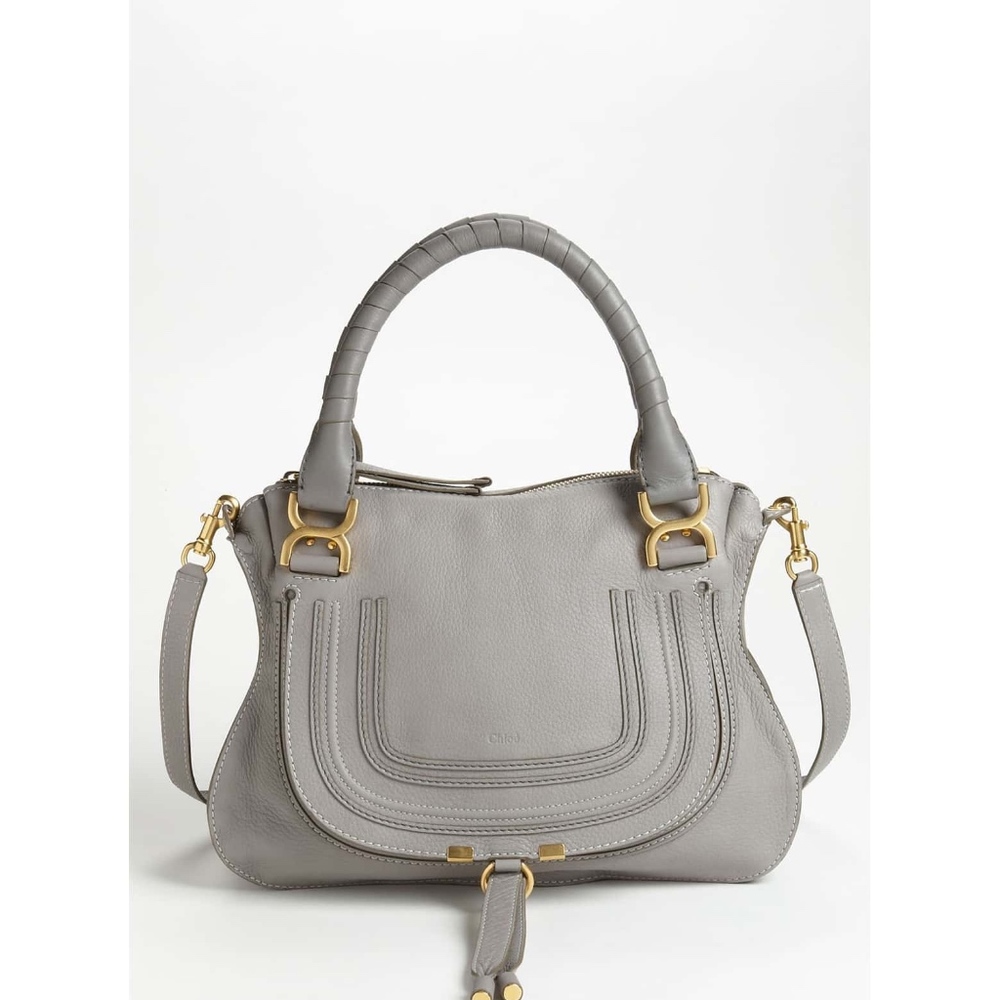 Chloe Medium Marcie Leather Satchel